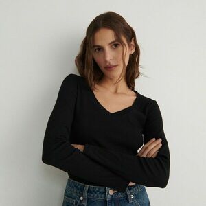 Reserved - Pamut felső - Fekete kép