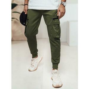 Férfi nadrág cargo zöld kép