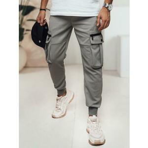 Férfi nadrág cargo szürke kép