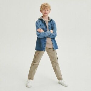 Reserved - Classic denim regular nadrág - Bézs kép