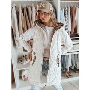 Női steppelt mellény GLITTI fehér kép