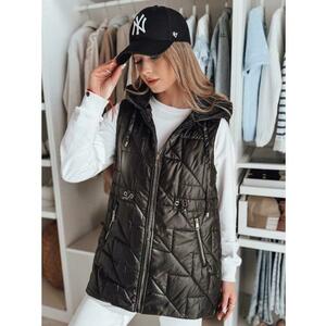 Női steppelt mellény OLINVIA fekete kép