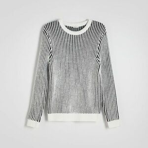 Reserved - Bordás pulóver - Fehér kép