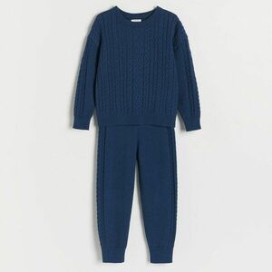 Reserved - Melange oversize pulóver - Kék kép