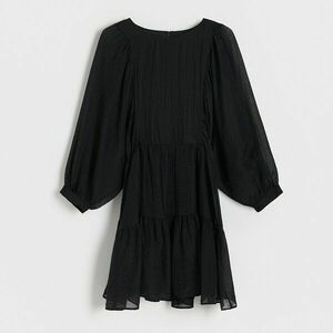 Reserved - Lyocellben gazdag miniruha - Fekete kép