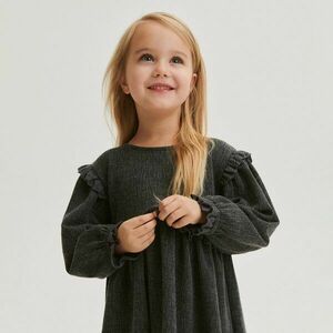 Reserved - Lyukacsos díszes ruha - Szürke kép