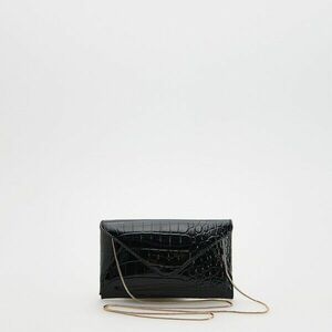 Reserved - Műlakkbőr retikül - Fekete kép