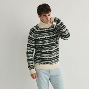 Reserved - Mintás garbó - Khaki kép