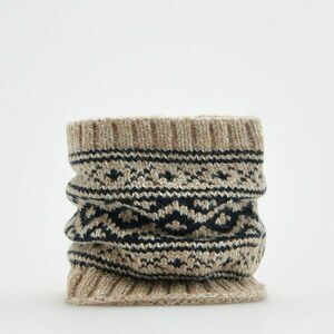 Reserved - Mintás csősál - Bézs kép