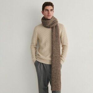 Reserved - Gyapjúval kevert sál - Szürke kép