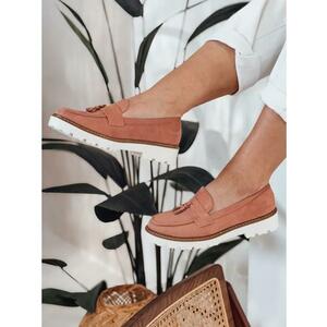 Női mokaszinok átlátszó mintával VANESSO rózsaszín kép