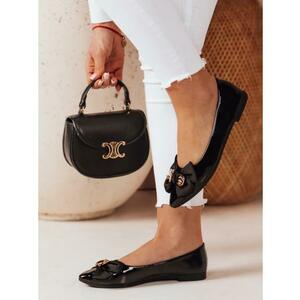 Női balerina cipő lapos sarokkal TEDBOW fekete kép