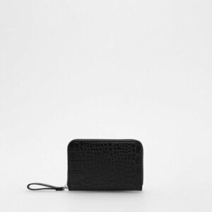 Reserved - Műkrokodilbőr pénztárca - Barna kép