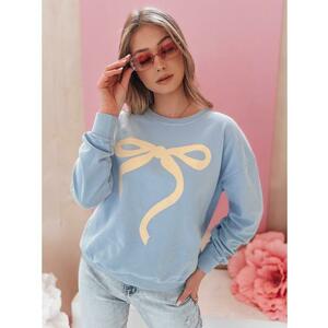 Női pulóver, egy méret, oversize, SOFTTIE kék kép