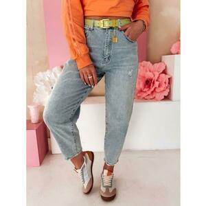 Női nadrág mom fit farmer MOMTEZ kék kép