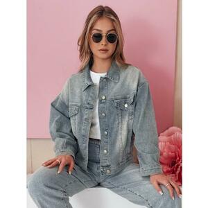 Női oversized átmeneti kabát NOVAJIN, kék kép