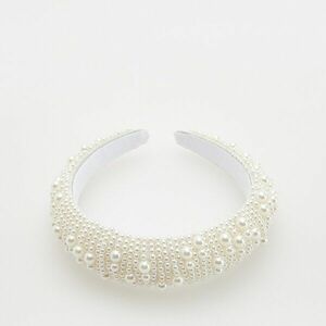 Reserved - Hajráf dekoratív díszítéssel - Krém kép