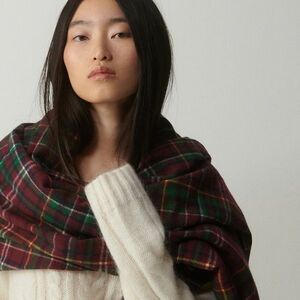 Reserved - Kockás sál - Bordó kép