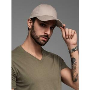 Férfi baseball sapka díszes hímzéssel – hamuszürke V3 OM-ACCS-0102 kép
