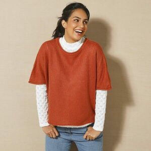 Pulóver könyökig érő ujjakkal kép