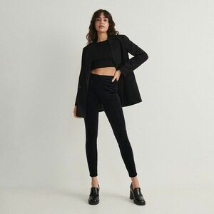 Reserved - Bársony nadrág - Fekete kép