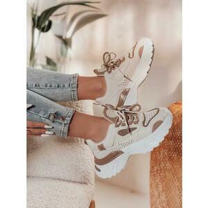 CELESTIC női platform cipő, bézs kép