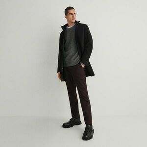 Reserved - Slim nadrág - Bíbor kép