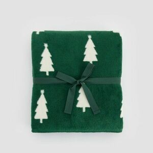 Reserved - Takaró karácsonyi mintával - Khaki kép