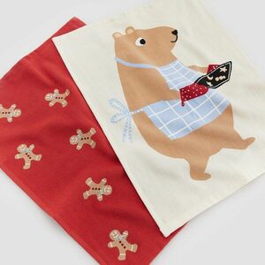 Reserved - 2 darab pamuttörölköző - Többszínű kép