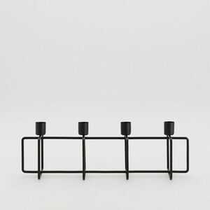 Reserved - Gyertyatartó fémből - Fekete kép