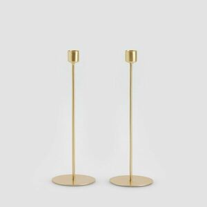 Reserved - 2 darab hosszú gyertyatartó - Arany kép