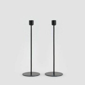 Reserved - 2 darab hosszú gyertyatartó - Fekete kép