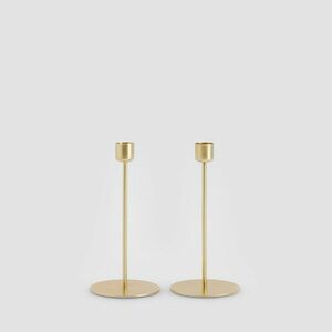 Reserved - 2 darab hosszú gyertyatartó - Arany kép