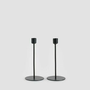 Reserved - 2 darab hosszú gyertyatartó - Fekete kép