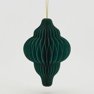 Reserved - 4 papír karácsonyfadísz - Khaki kép