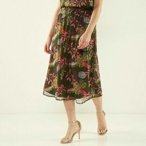 Midi szoknya mintával kép