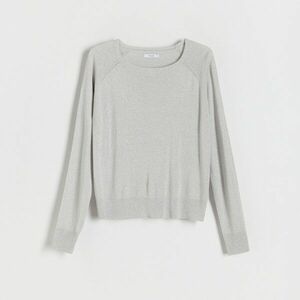 Reserved - Pulóver fémes szállal - Ezüst kép