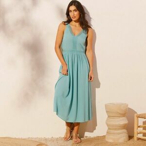 Hosszú ujjatlan ruha, makramé kép