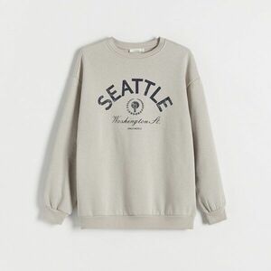 Reserved - Mintás melegítőfelső - Világosszürke kép