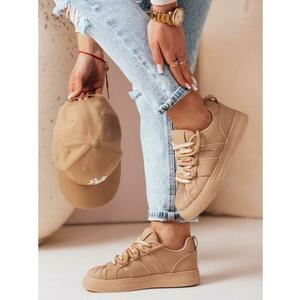 Női sportcipő SNEAKI khaki kép