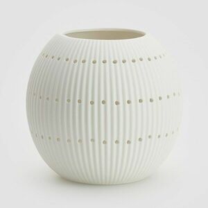 Reserved - Kerámia gyertyatartó - Fehér kép