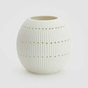 Reserved - Kerámia gyertyatartó - Fehér kép