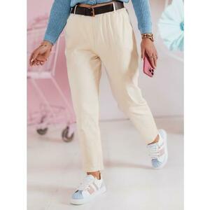 Női nadrág övvel SOFELIA világos sárga kép