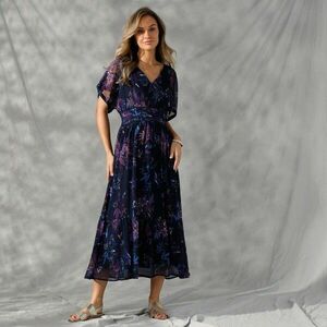 Nyomott hosszú voile ruha kép