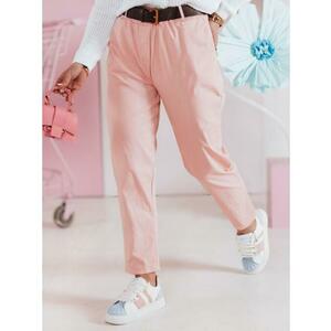 Női nadrág SOFELIA övvel, világos rózsaszín kép