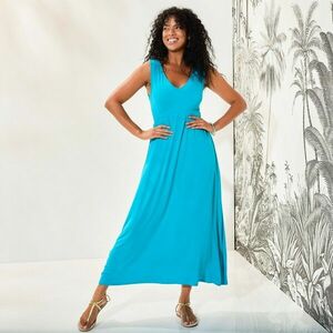 Hosszú egyszínű ruha kép