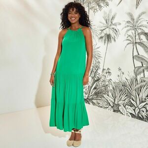 Hosszú ujjatlan krepp ruha kép