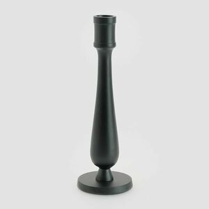 Reserved - Travertin gyertyatartó hosszú gyertyához - Fekete kép