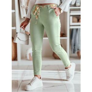 Női nadrág ROSSALI övvel, menta kép