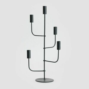 Reserved - Gyertyatartó fémből - Fekete kép